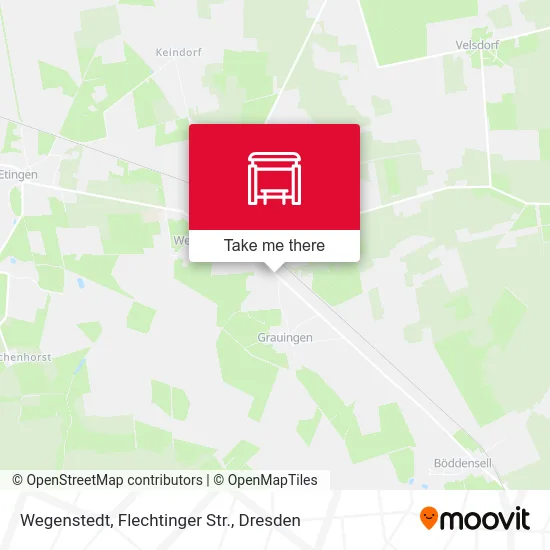 Карта Wegenstedt, Flechtinger Str.