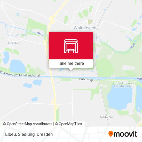 Карта Elbeu, Siedlung