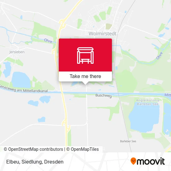 Карта Elbeu, Siedlung