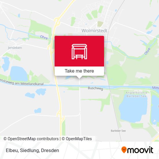Карта Elbeu, Siedlung