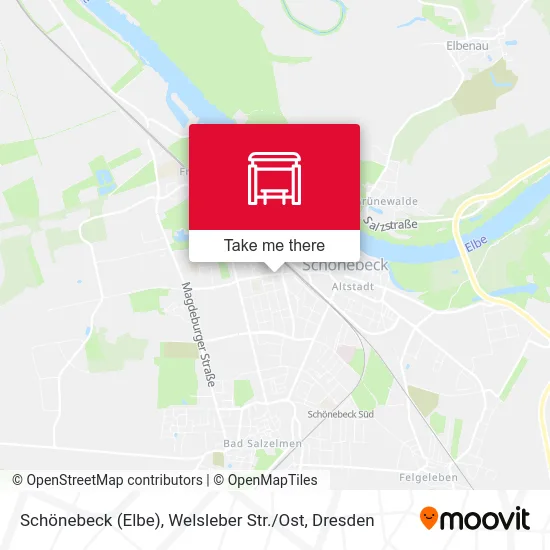Карта Schönebeck (Elbe), Welsleber Str. / Ost