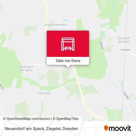 Карта Neuendorf am Speck, Ziegelei