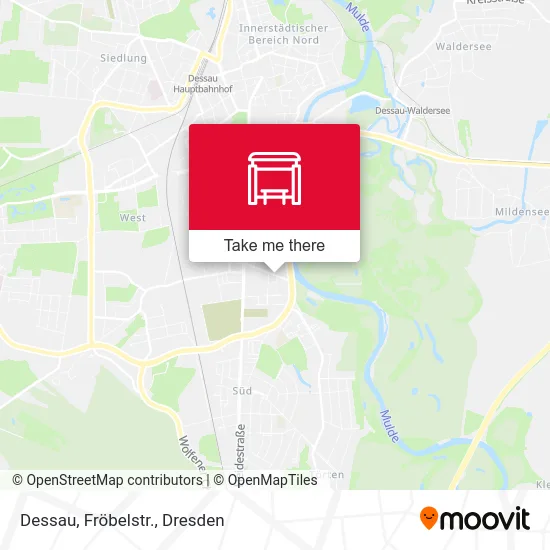 Карта Dessau, Fröbelstr.