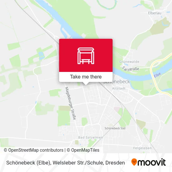 Карта Schönebeck (Elbe), Welsleber Str. / Schule