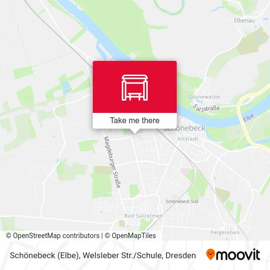 Карта Schönebeck (Elbe), Welsleber Str. / Schule