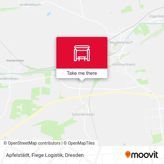 Карта Apfelstädt, Fiege Logistik