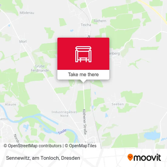 Карта Sennewitz, am Tonloch