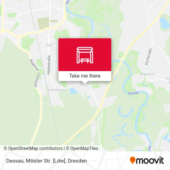 Карта Dessau, Möster Str. [Ldw]