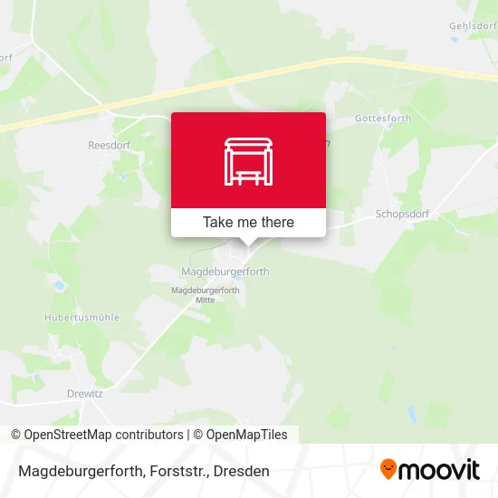 Magdeburgerforth, Forststr. map