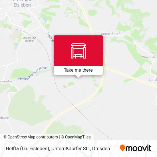 Карта Helfta (Lu. Eisleben), Unterrißdorfer Str.