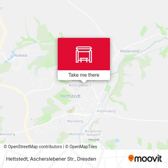 Карта Hettstedt, Ascherslebener Str.
