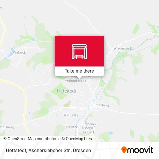 Карта Hettstedt, Ascherslebener Str.