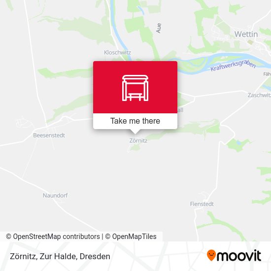 Карта Zörnitz, Zur Halde