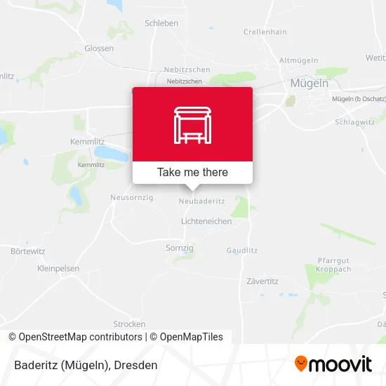 Карта Baderitz (Mügeln)