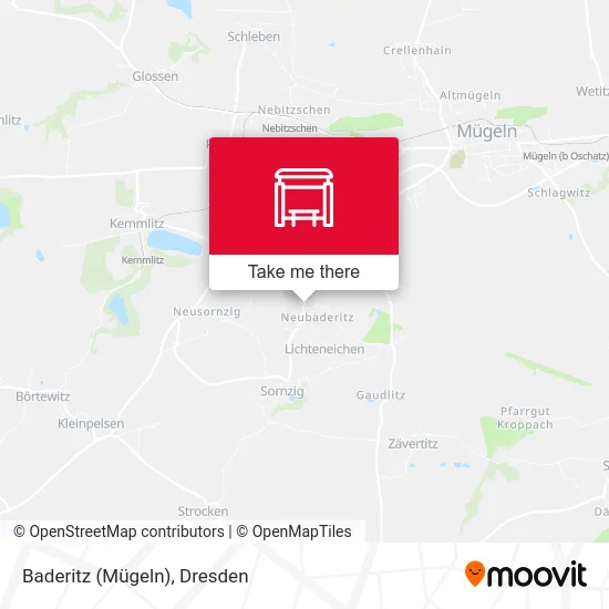 Карта Baderitz (Mügeln)