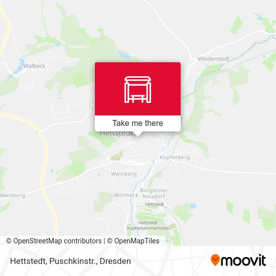 Карта Hettstedt, Puschkinstr.