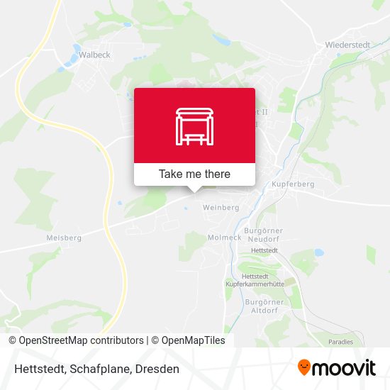 Карта Hettstedt, Schafplane