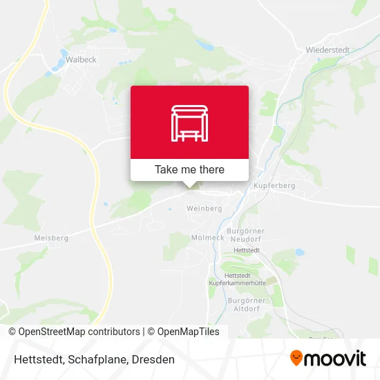 Карта Hettstedt, Schafplane