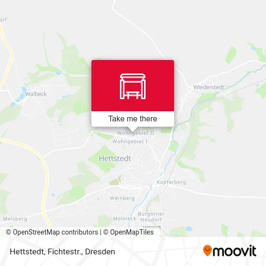 Карта Hettstedt, Fichtestr.
