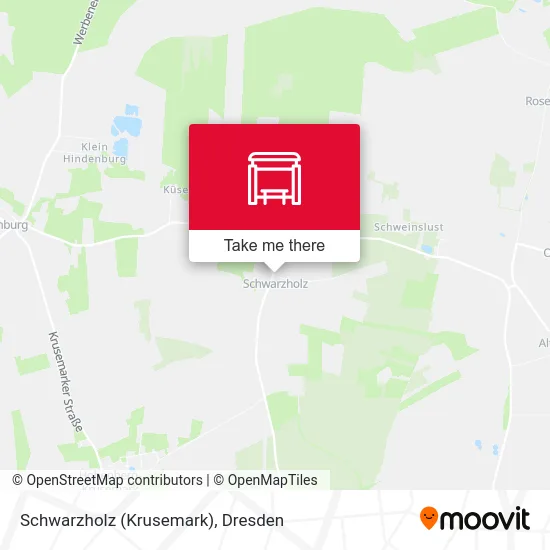 Карта Schwarzholz (Krusemark)