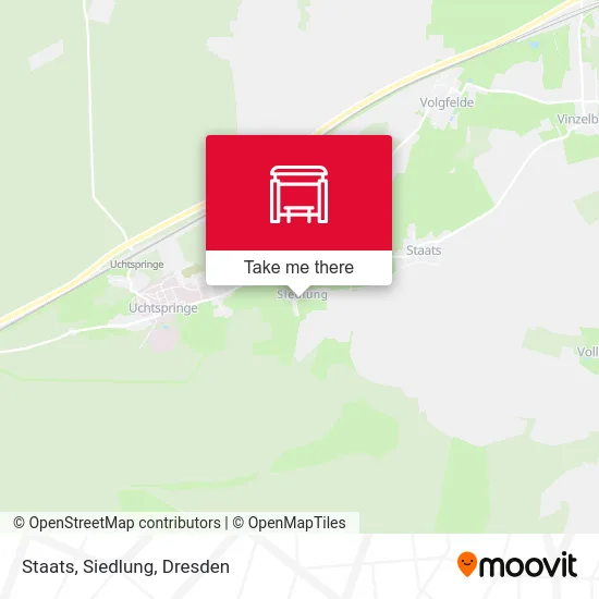 Карта Staats, Siedlung