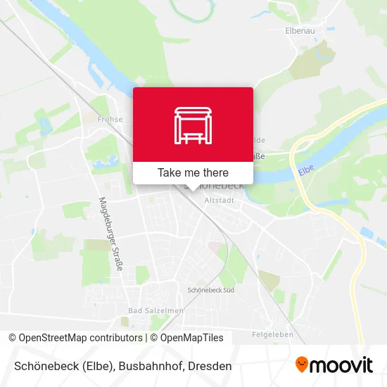 Карта Schönebeck (Elbe), Busbahnhof