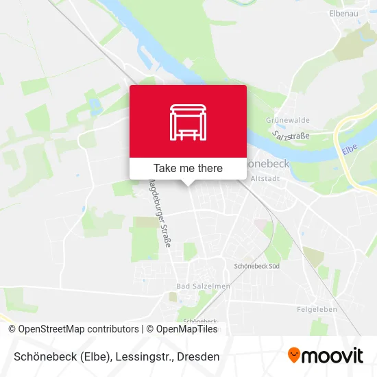 Карта Schönebeck (Elbe), Lessingstr.