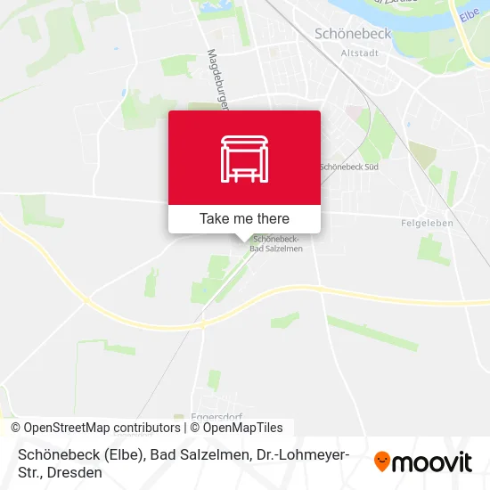 Карта Schönebeck (Elbe), Bad Salzelmen, Dr.-Lohmeyer-Str.