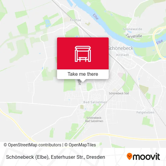 Карта Schönebeck (Elbe), Esterhuser Str.