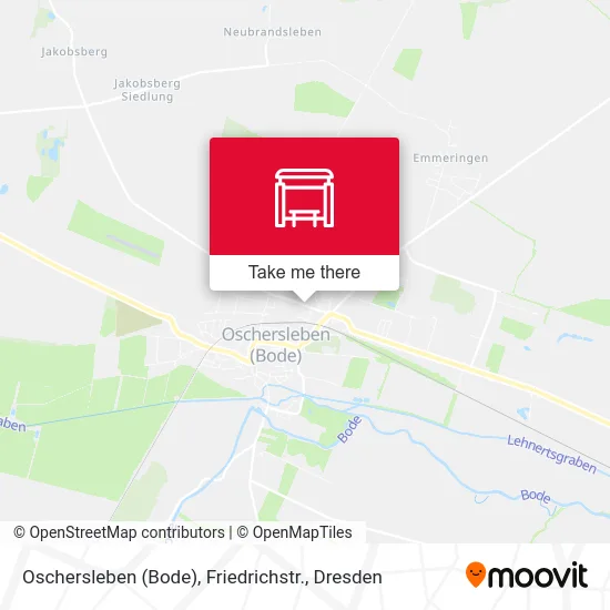 Карта Oschersleben (Bode), Friedrichstr.