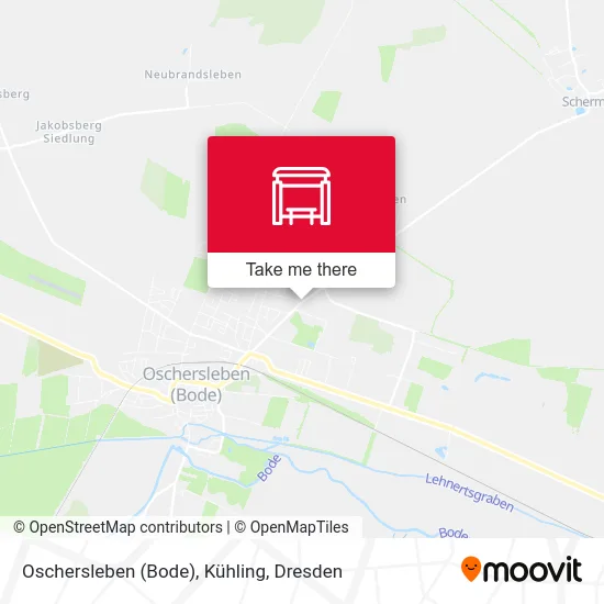 Карта Oschersleben (Bode), Kühling
