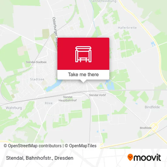 Карта Stendal, Bahnhofstr.