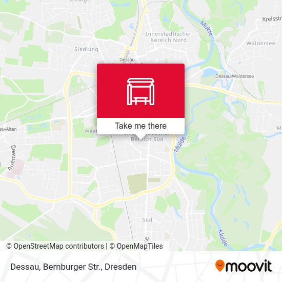 Карта Dessau, Bernburger Str.