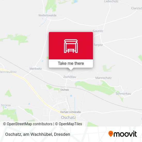 Карта Oschatz, am Wachhübel