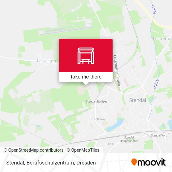 Карта Stendal, Berufsschulzentrum