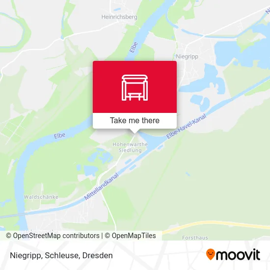 Карта Niegripp, Schleuse