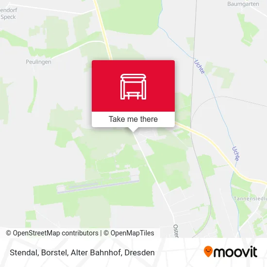 Карта Stendal, Borstel, Alter Bahnhof