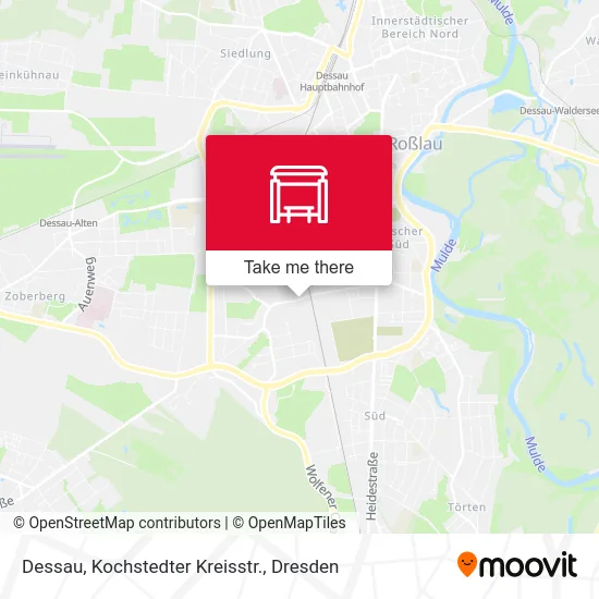 Карта Dessau, Kochstedter Kreisstr.