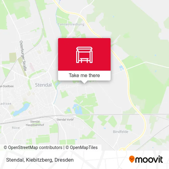 Карта Stendal, Kiebitzberg