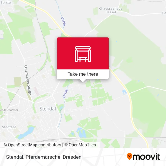 Карта Stendal, Pferdemärsche