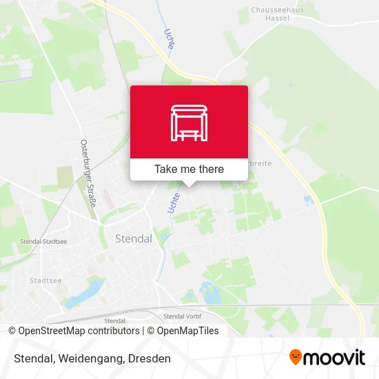 Карта Stendal, Weidengang