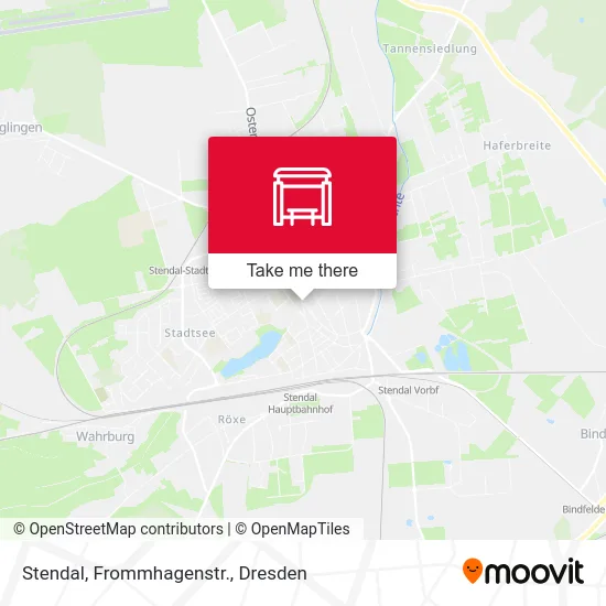 Карта Stendal, Frommhagenstr.