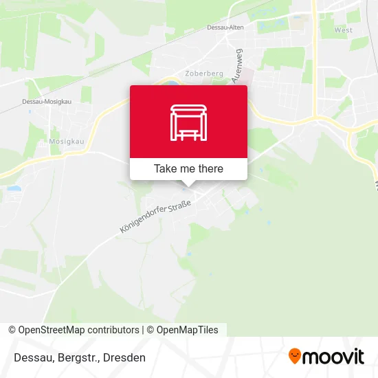 Карта Dessau, Bergstr.