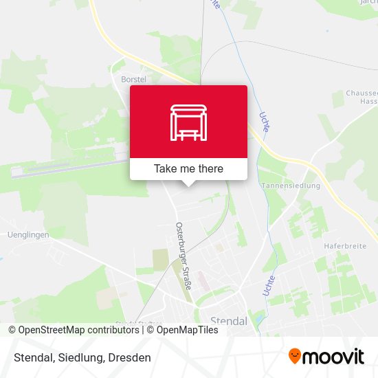 Карта Stendal, Siedlung