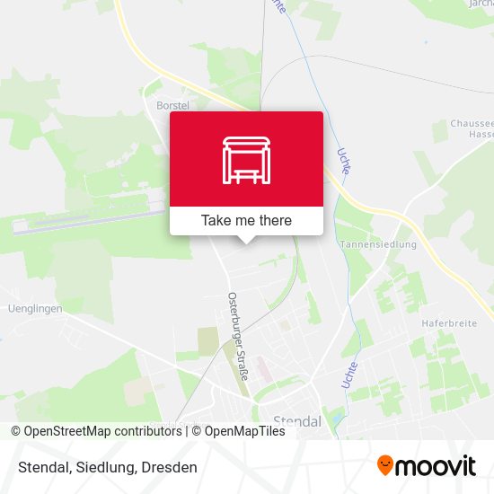Карта Stendal, Siedlung