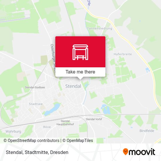 Карта Stendal, Stadtmitte