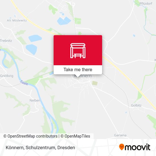 Карта Könnern, Schulzentrum