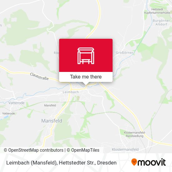 Карта Leimbach (Mansfeld), Hettstedter Str.