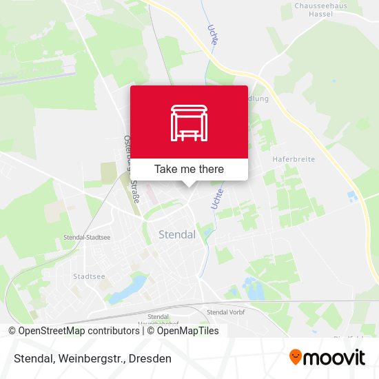 Карта Stendal, Weinbergstr.