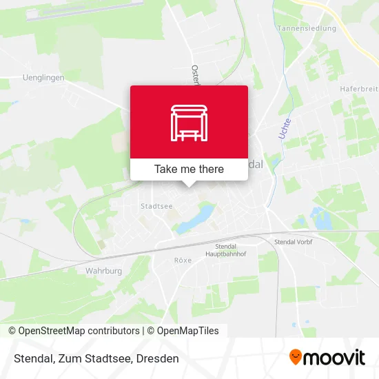 Карта Stendal, Zum Stadtsee